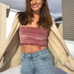 BEAUTIFUL Velvet Bandeau Boho Top